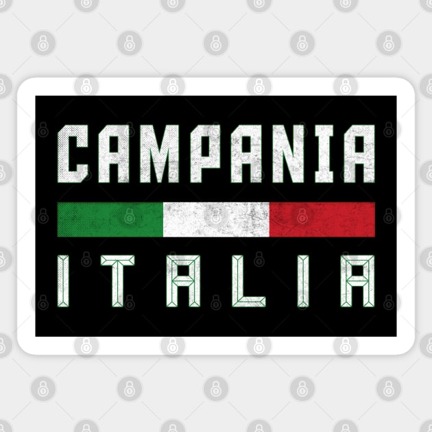 Campania Italia / Italian Region Typography Design Sticker by DankFutura